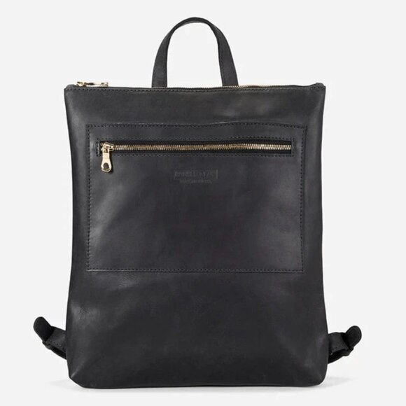 Parker Clay Monogramed Miramar Leather Backpack - NEW main image 4
